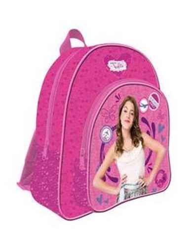 Zaino scuola con due tasche Violetta...
