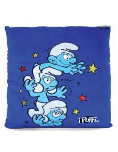 Cuscino quadrato peluche Puffi Cm. 40x40