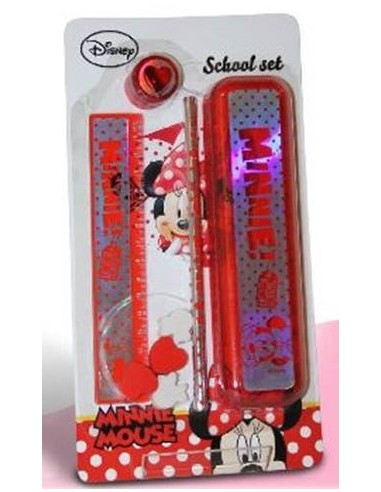 Blister scuola con astuccio Minnie