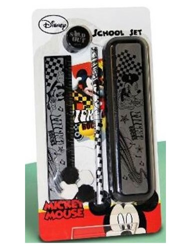 Blister scuola con astuccio Topolino